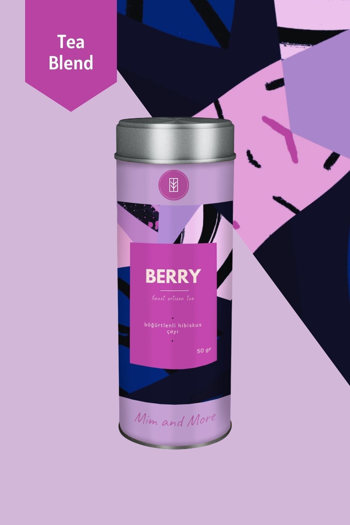 Berry Tea - Böğürtlenli Hibiskus Çayı, 50 gr – Mim and More