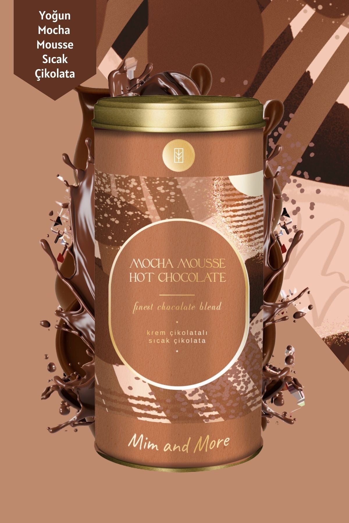 mocha☆断捨離中ページ Mocha Mousse Hot Chocolate - Mocha Mousse Sıcak Çikolata Tin, 200