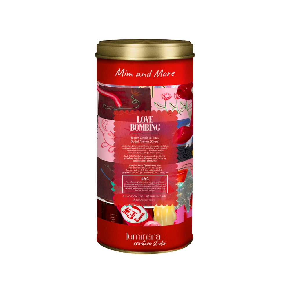 Love Bombing Dark Hot Chocolate - Kirazlı Bitter Sıcak Çikolata Tin, 200 g
