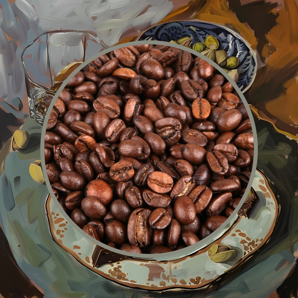 Pistachio & Chocolate Coffee - Antep Fıstıklı Çikolata Aromalı Çekirdek Kahve 200 g