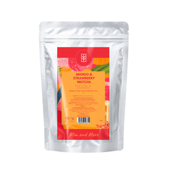 Mango Strawberry Matcha – Mango & Çilek Aromalı Ceremonial Grade Matcha Tozu 50 g