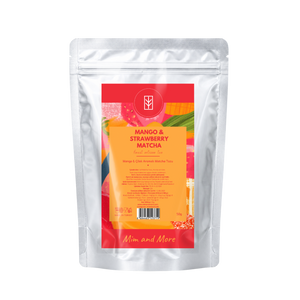Mango Strawberry Matcha – Mango & Çilek Aromalı Ceremonial Grade Matcha Tozu 50 g