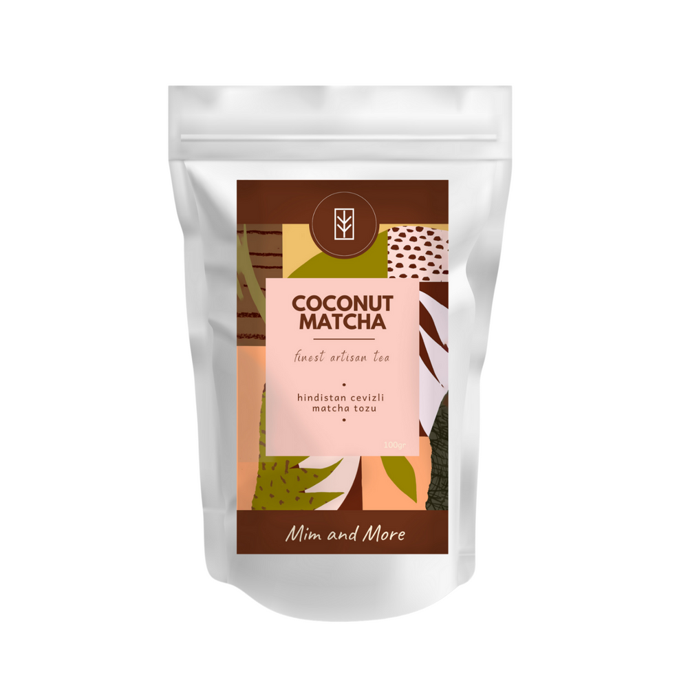 Coconut Matcha – Hindistan Cevizi Aromalı Ceremonial Grade Matcha Tozu 100 g