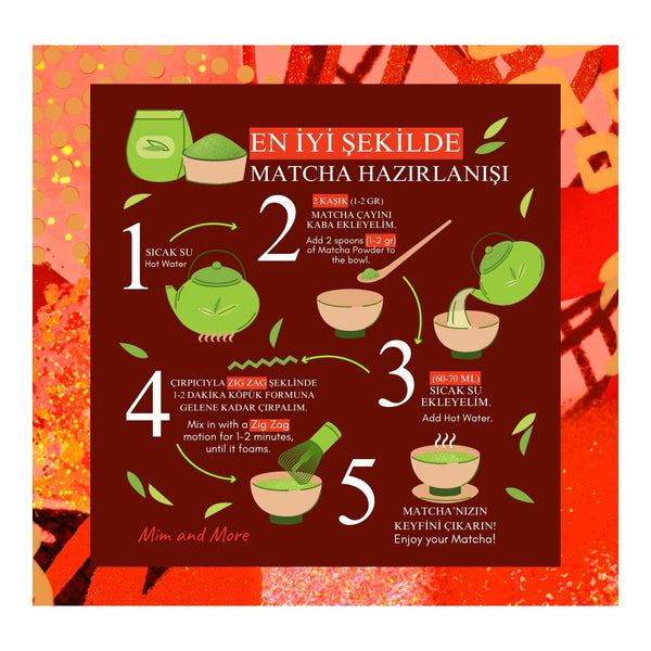 Salted Caramel Matcha – Tuzlu Karamel Aromalı Ceremonial Grade Matcha Tozu 100 g