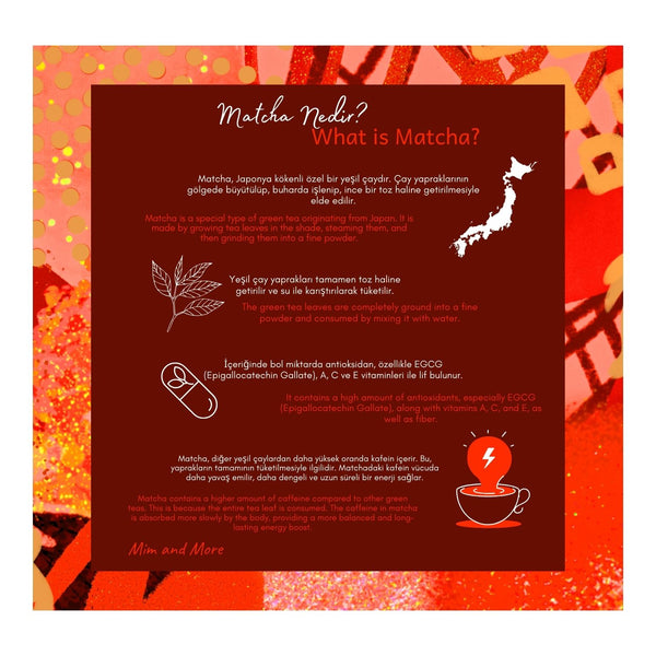 Salted Caramel Matcha – Tuzlu Karamel Aromalı Ceremonial Grade Matcha Tozu 100 g