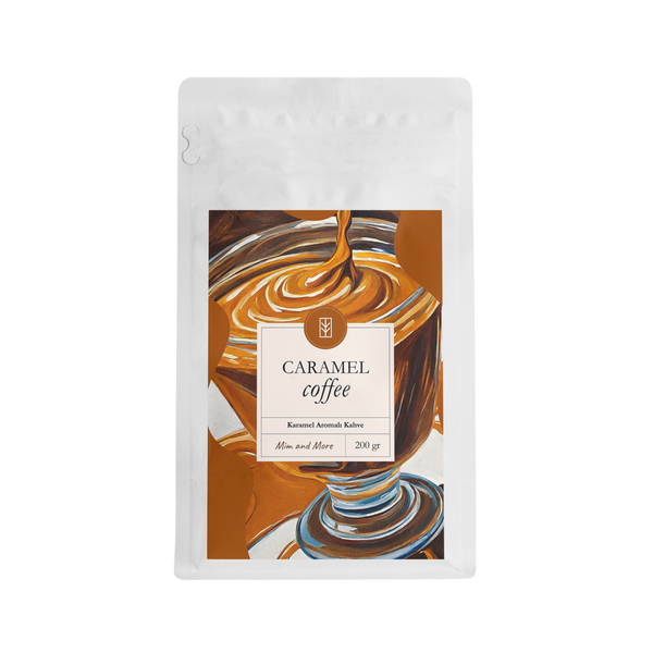 Caramel Coffee - Karamel Aromalı Çekirdek Kahve 200 g