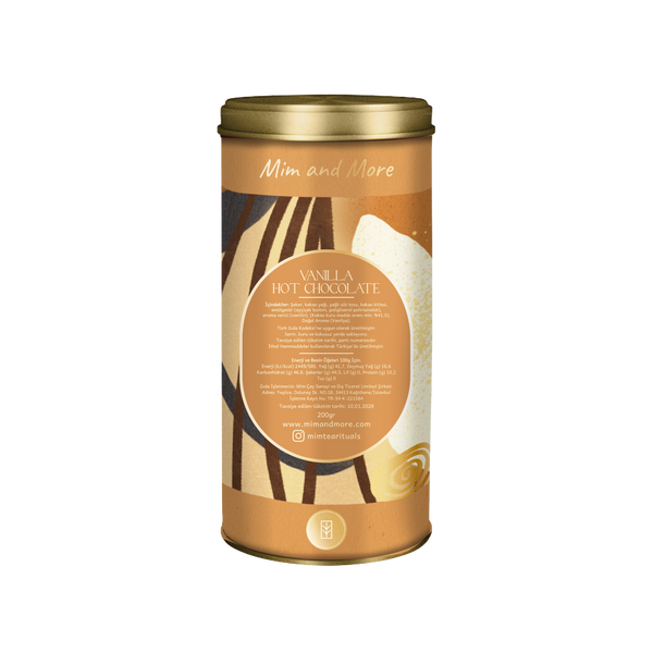 Vanilla Hot Chocolate - Vanilyalı Sıcak Çikolata Tin, 200 g