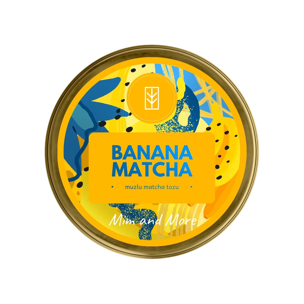 Banana Matcha – Muz Aromalı Ceremonial Grade Matcha Tozu 25 g