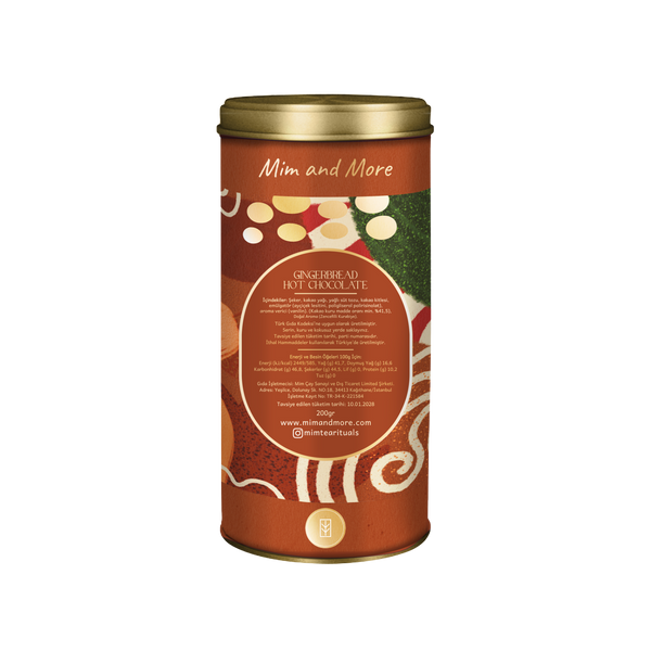 Gingerbread Hot Chocolate - Zencefilli Kurabiyeli Sıcak Çikolata Tin, 200 g