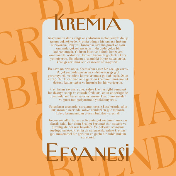 Crema Blend Coffee – Crema Blend Çekirdek Kahve 250 g