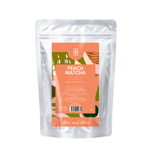 Peach Matcha – Şeftali Aromalı Ceremonial Grade Matcha Tozu 50 g