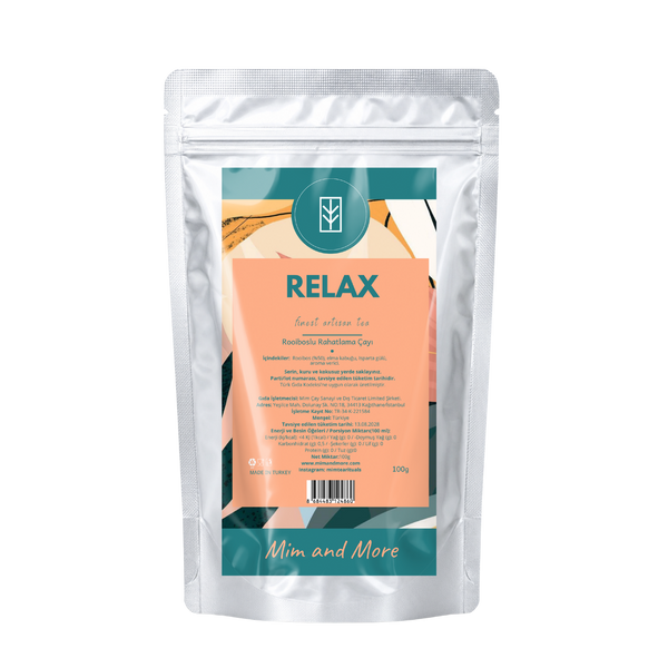 Relax Tea – Rooiboslu Kafeinsiz Bitki Çayı 100 g