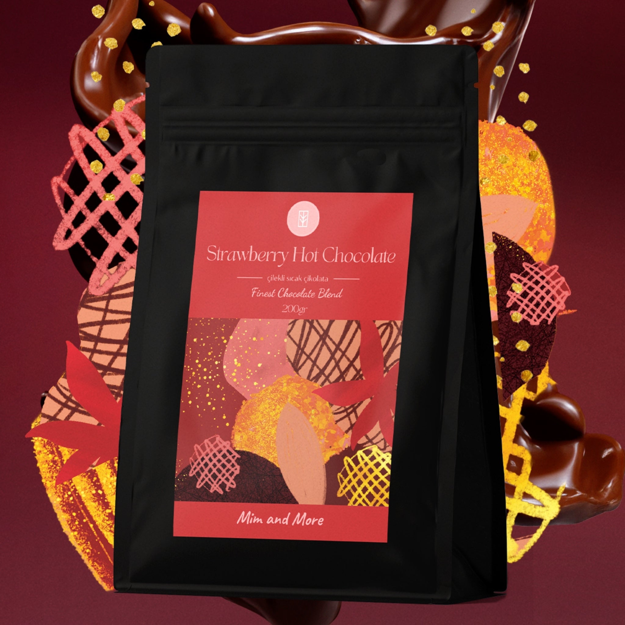 Çilekli Sıcak Çikolata Strawberry Hot Chocolate – Mim and More