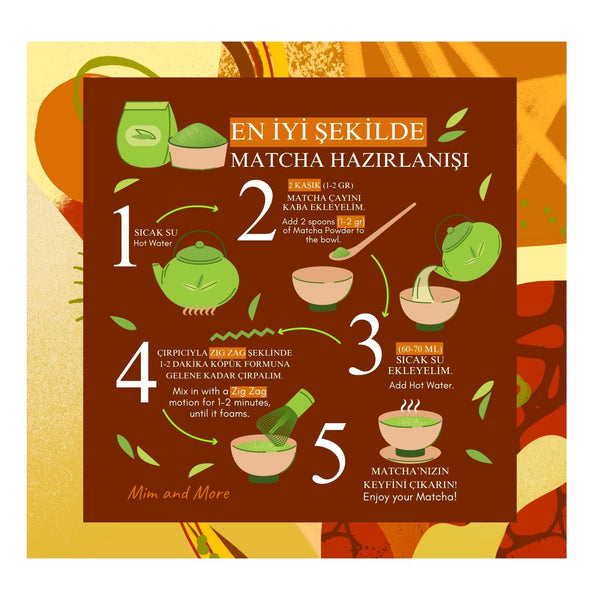 Creme Brulee Matcha – Creme Brulee Aromalı Ceremonial Grade Matcha Tozu 25 g