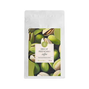 Decaf Pistachio Coffee – Kafeinsiz Antep Fıstığı Aromalı Filtre Kahve 200 g