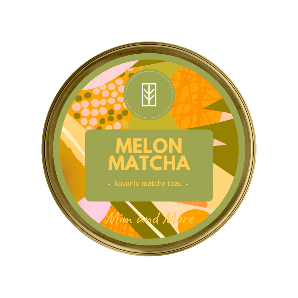 Melon Matcha – Kavun Aromalı Ceremonial Grade Matcha Tozu 25 g