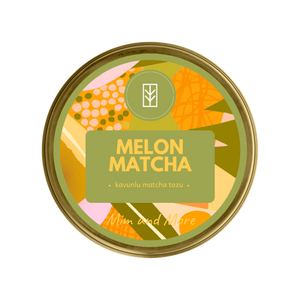 Melon Matcha – Kavun Aromalı Ceremonial Grade Matcha Tozu 25 g