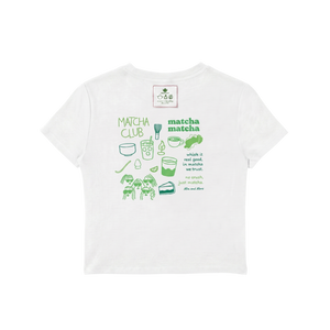 Matcha Matcha Baskılı Unisex Oversize Tişört – Modal Kumaş, Hafif ve Rahat T-Shirt