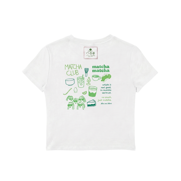 Matcha Matcha Baskılı Unisex Oversize Tişört – Modal Kumaş, Hafif ve Rahat T-Shirt