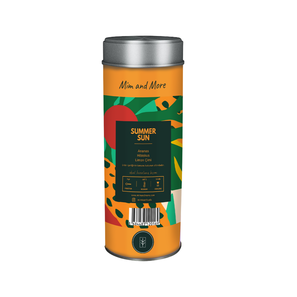 Summer Sun – Ananaslı Hibiskus Meyve ve Bitki Çayı 50 g