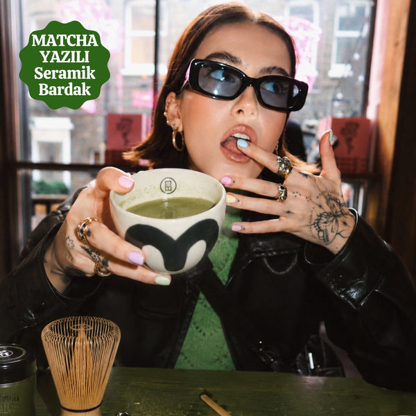 Matcha Seramik Bardak – El Yapımı & El Boyaması Seramik Bardak