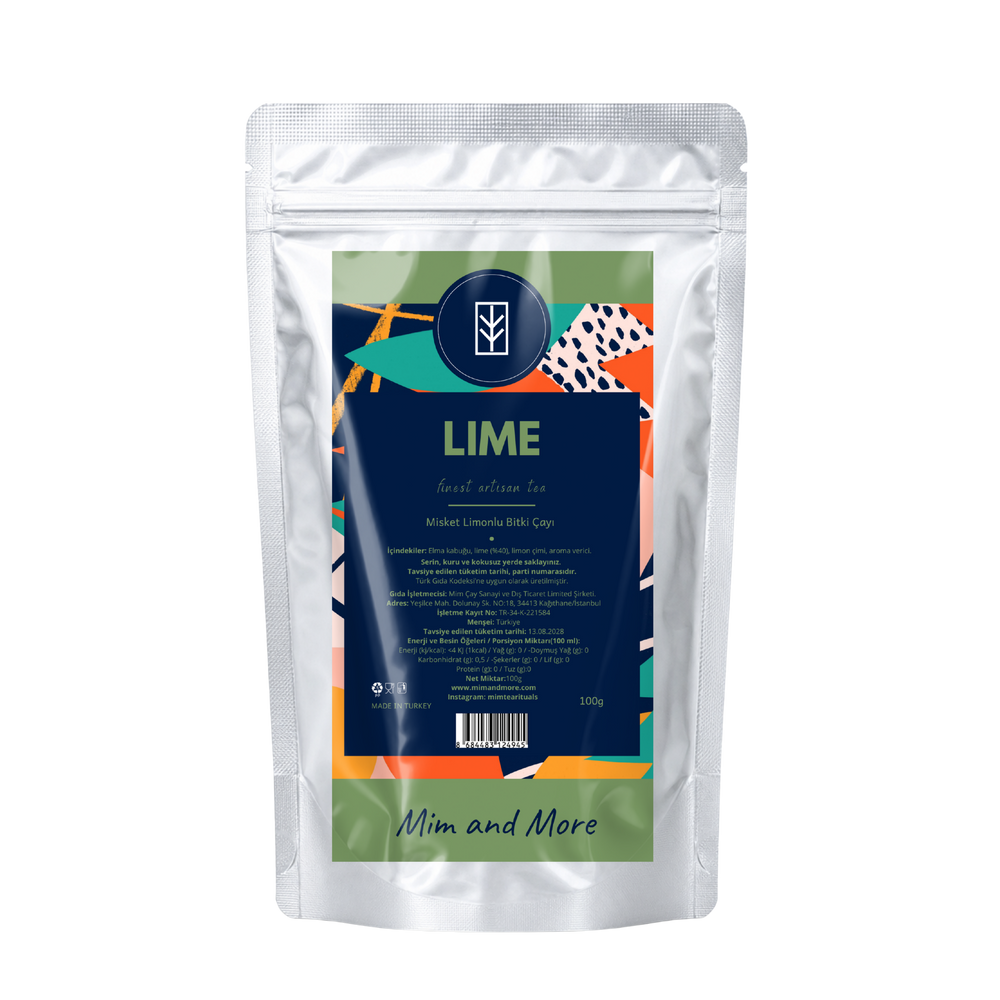 Lime Tea – Misket Limonlu Naneli Bitki Çayı 100 g