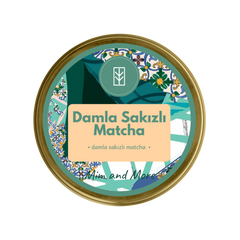 Mastic Gum Matcha – Damla Sakızı Aromalı Ceremonial Grade Matcha Tozu 25 g