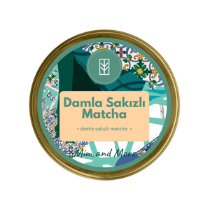Mastic Gum Matcha – Damla Sakızı Aromalı Ceremonial Grade Matcha Tozu 25 g