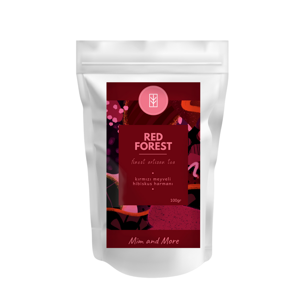 Red Forest Tea - Kırmızı Orman Meyveli Hibiskus Çayı 100 g