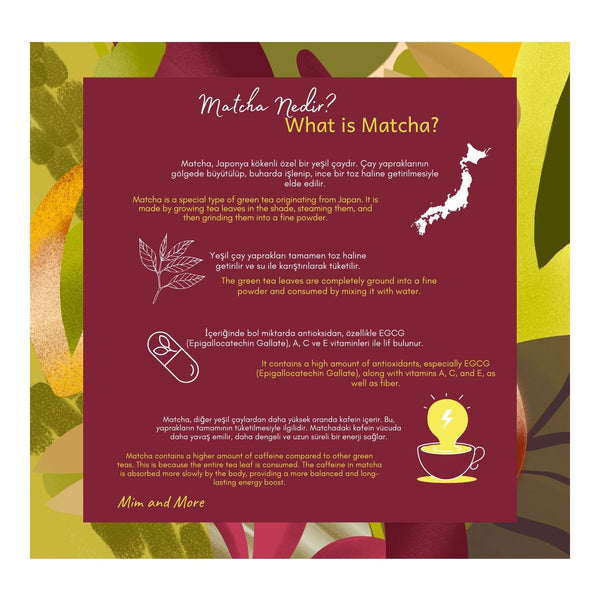 Pistachio Matcha – Antep Fıstığı Aromalı Ceremonial Grade Matcha Tozu 25 g
