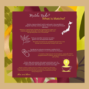Pistachio Matcha – Antep Fıstığı Aromalı Ceremonial Grade Matcha Tozu 25 g