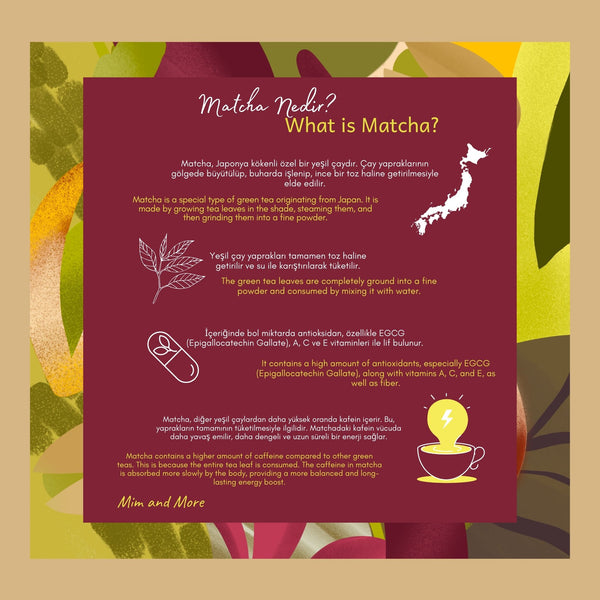 Pistachio Matcha – Antep Fıstığı Aromalı Ceremonial Grade Matcha Tozu 25 g