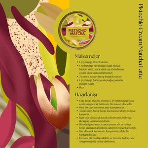 Pistachio Matcha – Antep Fıstığı Aromalı Ceremonial Grade Matcha Tozu 25 g