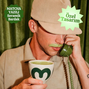 Matcha Seramik Bardak – El Yapımı & El Boyaması Seramik Bardak