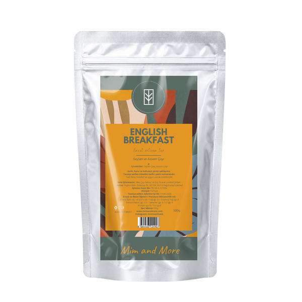 English Breakfast Tea – Assam ve Seylan Siyah Çay 100 g