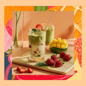 Mango Strawberry Matcha – Mango & Çilek Aromalı Ceremonial Grade Matcha Tozu 25 g