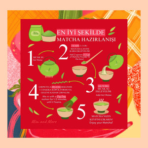Mango Strawberry Matcha – Mango & Çilek Aromalı Ceremonial Grade Matcha Tozu 25 g