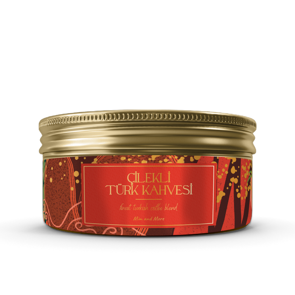 Strawberry Turkish Coffee - Çilek Aromalı Türk Kahvesi 150 g