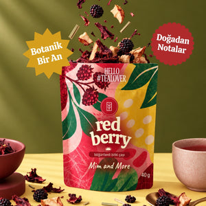 Red Berry Tea - Böğürtlenli Bitki Çayı 40 g