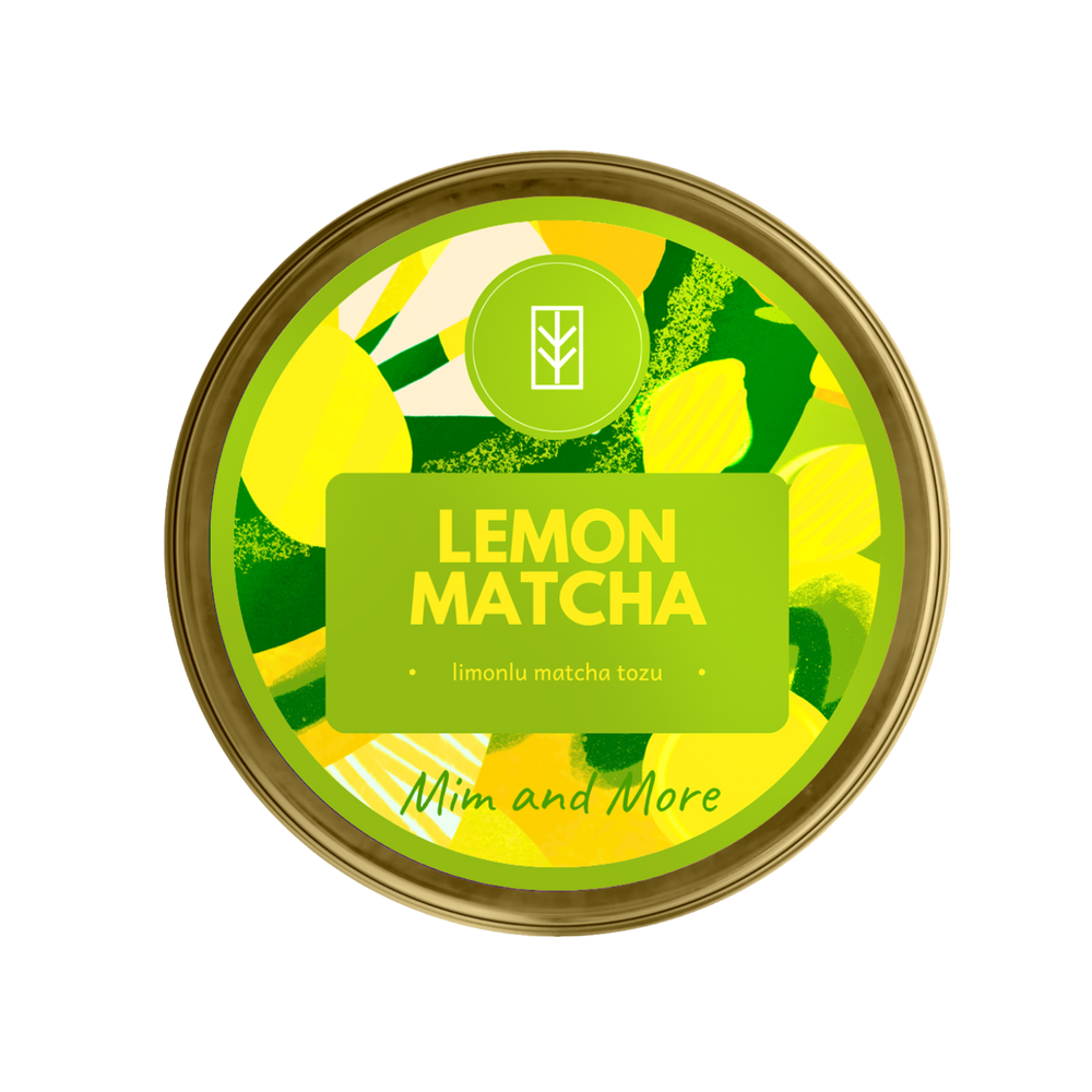Lemon Matcha – Limon Aromalı Ceremonial Grade Matcha Tozu 25 g