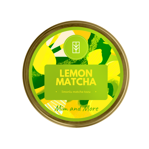 Lemon Matcha – Limon Aromalı Ceremonial Grade Matcha Tozu 25 g