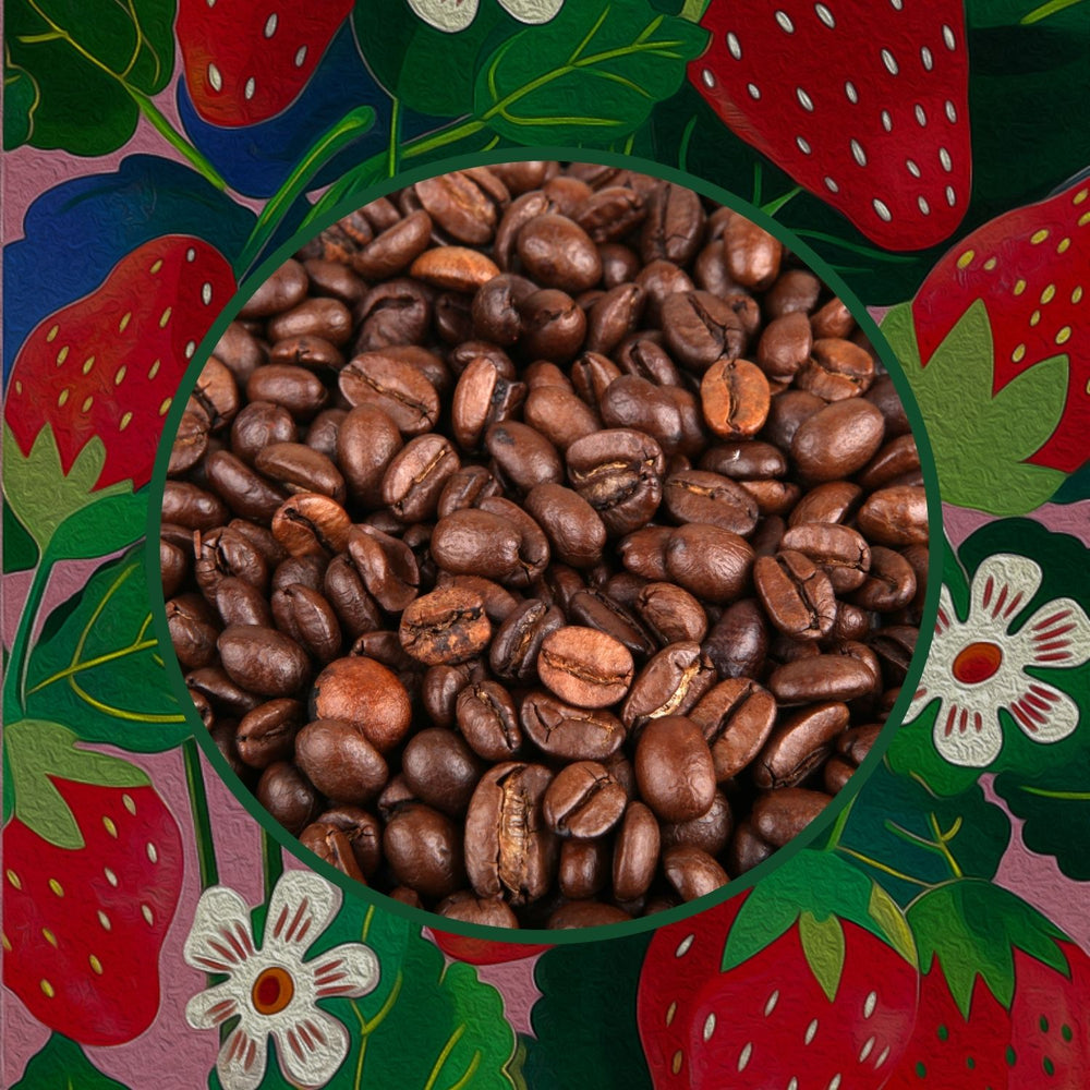 Strawberry Coffee - Çilek Aromalı Çekirdek Kahve 200 g