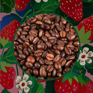Strawberry Coffee - Çilek Aromalı Çekirdek Kahve 200 g