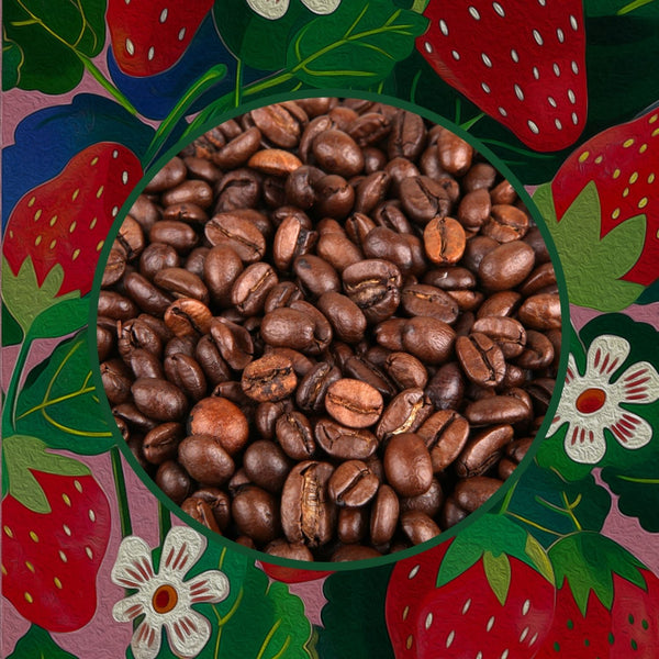 Strawberry Coffee - Çilek Aromalı Çekirdek Kahve 200 g