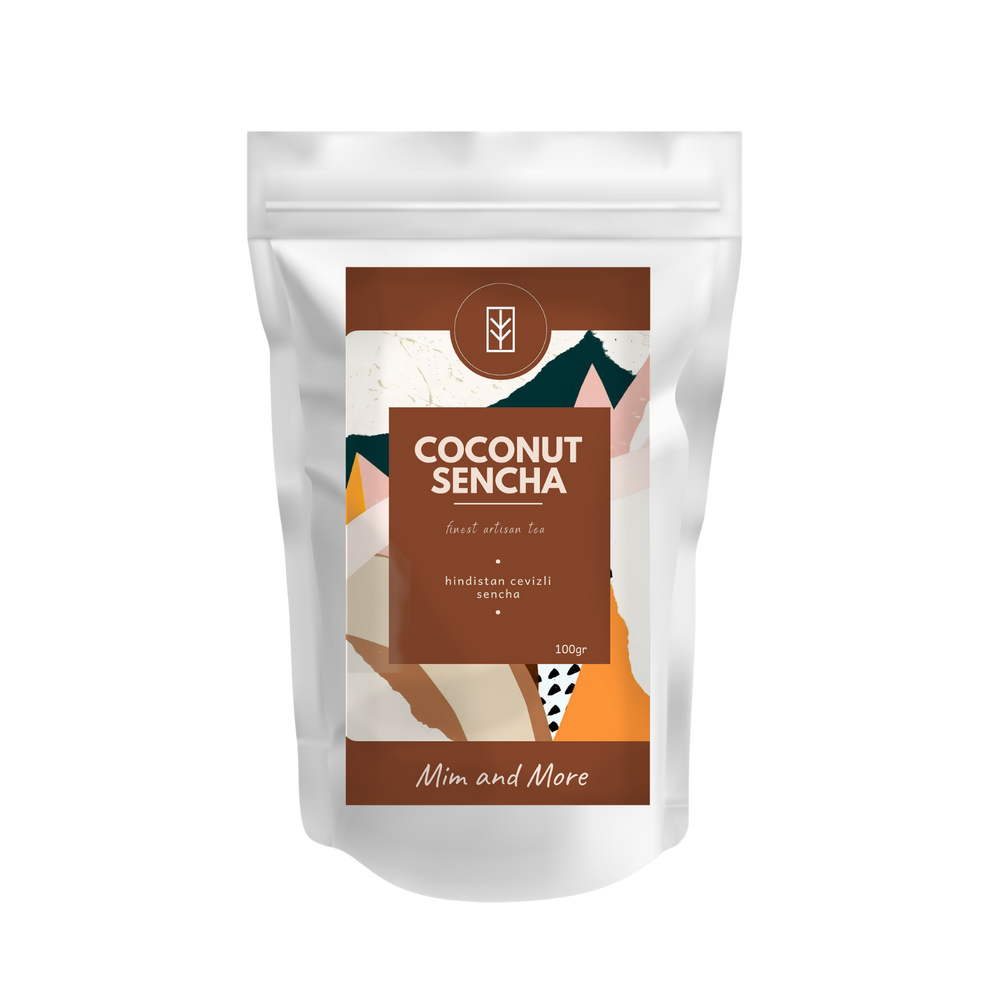 Coconut Sencha Tea - Hindistan Cevizli Yeşil Çay 100 g