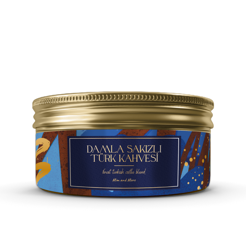 Mastic Gum Turkish Coffee - Damla Sakız Aromalı Türk Kahvesi 150 g