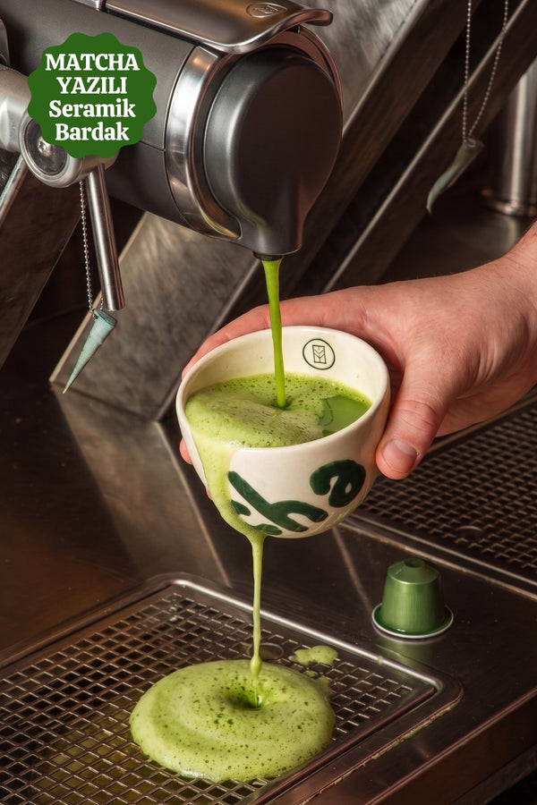 Matcha Seramik Bardak – El Yapımı & El Boyaması Seramik Bardak