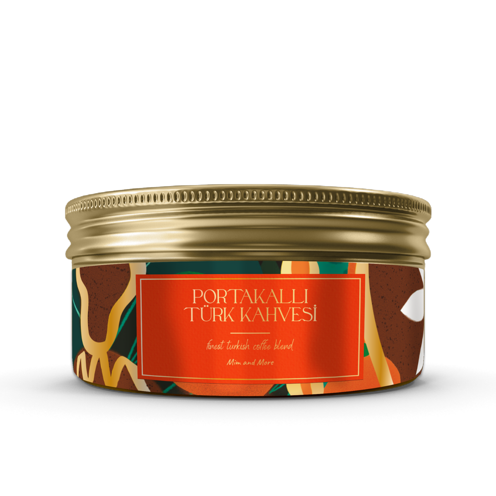 Orange Turkish Coffee - Portakal Aromalı Türk Kahvesi 150 g