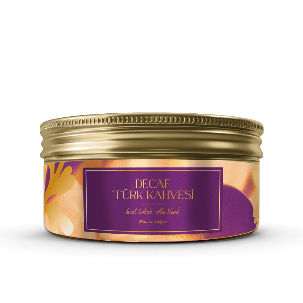 Decaf Turkish Coffee - Kafeinsiz Türk Kahvesi Tin 150 g