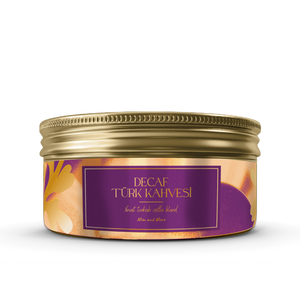 Decaf Turkish Coffee - Kafeinsiz Türk Kahvesi Tin 150 g